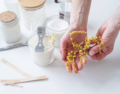 fabriquer bougie personnalisée