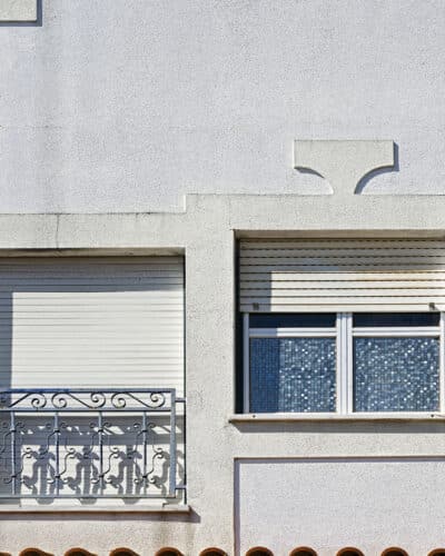 Volets en PVC blancs