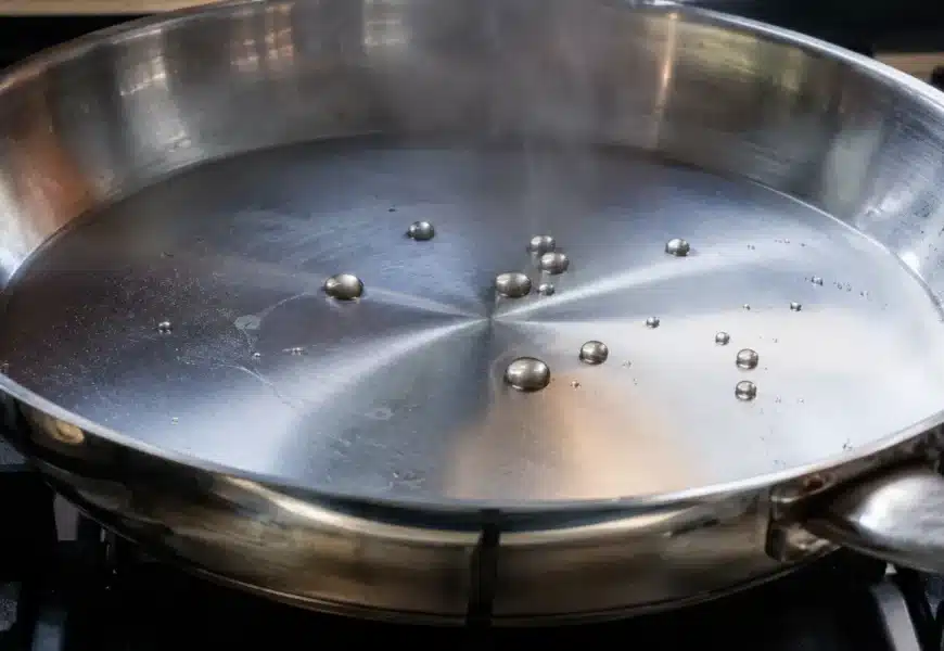 Poêle en inox